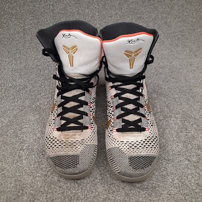 Nike Kobe 9 Elite Fundamentals Mens Size 11 White Gold Orange