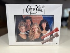 OLIVIA GARDEN Clip N Curl Jumbo Hair Curlers Set 1980s Complete SEALED BOX