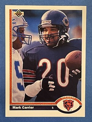 Mark Carrier 1991 Upper Deck Base #434 Chicago Bears