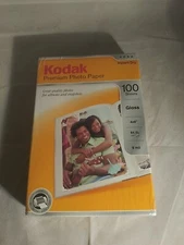 Kodak Premium Photo Paper Gloss 4"x 6" 100 sheets 64 lbs 9mil Sealed