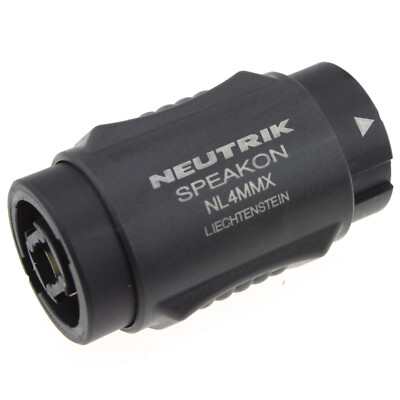 Neutrik NL4MMX Speakon PA Lautsprecher TwistOn Kabel Verriegelung Kupplung Joiner