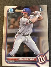 Jared McKenzie 2022 Bowman Chrome 1st Prospect Refractor BDC-5