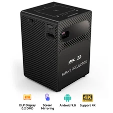 3D 4K Mini Projector 1080p Android 9.0 Wifi DLP Home Theater Portable Projectors
