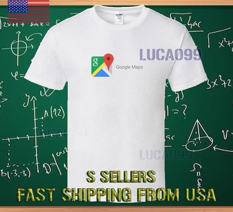 NEW SHIRT GOOGLE MAPS IRONIC FUNNY GOOGLE RACING LOGO T-SHIRT FUNNY SIZE  S-5XL