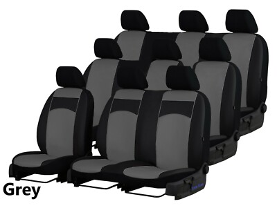 VOLKSWAGEN T5 COMBI VAN 9 SEATS 2003 - 2015 ART. LEATHER TAILORED SEAT COVERS
