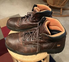 Timberland 50508 Pro Powerfit Brown Men’s US15W Leather Safety Toe Work Shoes