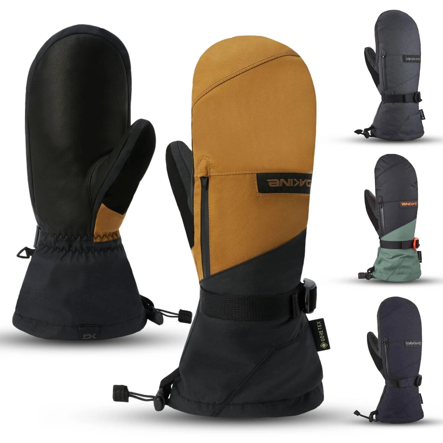 Dakine Leather Titan Mitt - Versatile, Waterproof Protection & Removable Liner