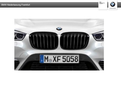 Original BMW M Performance Ziergitter Satz Nieren schwarz 2er Active Tourer F45