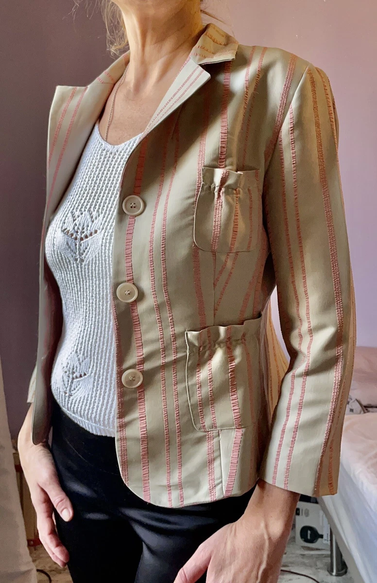 Veste Tailleur Grise Sinéquanone Taille 42 - Occasion En Parfait état