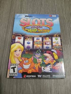 WMS Slots: Alice & The Mad Tea Party (PC, 2015) NEW Sealed