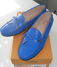 Tods Damenschuhe Loafer royal blau Größe 38...