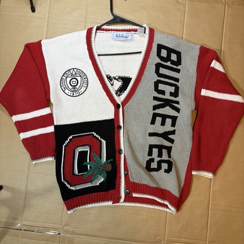 Vintage Belle Pointe Ohio State Buckeyes Brutus Women’s Sweater Size Medium