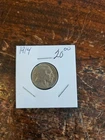 1914 D US Buffalo Nickel Very Good Condition Coin VG Indian Head Five Cents