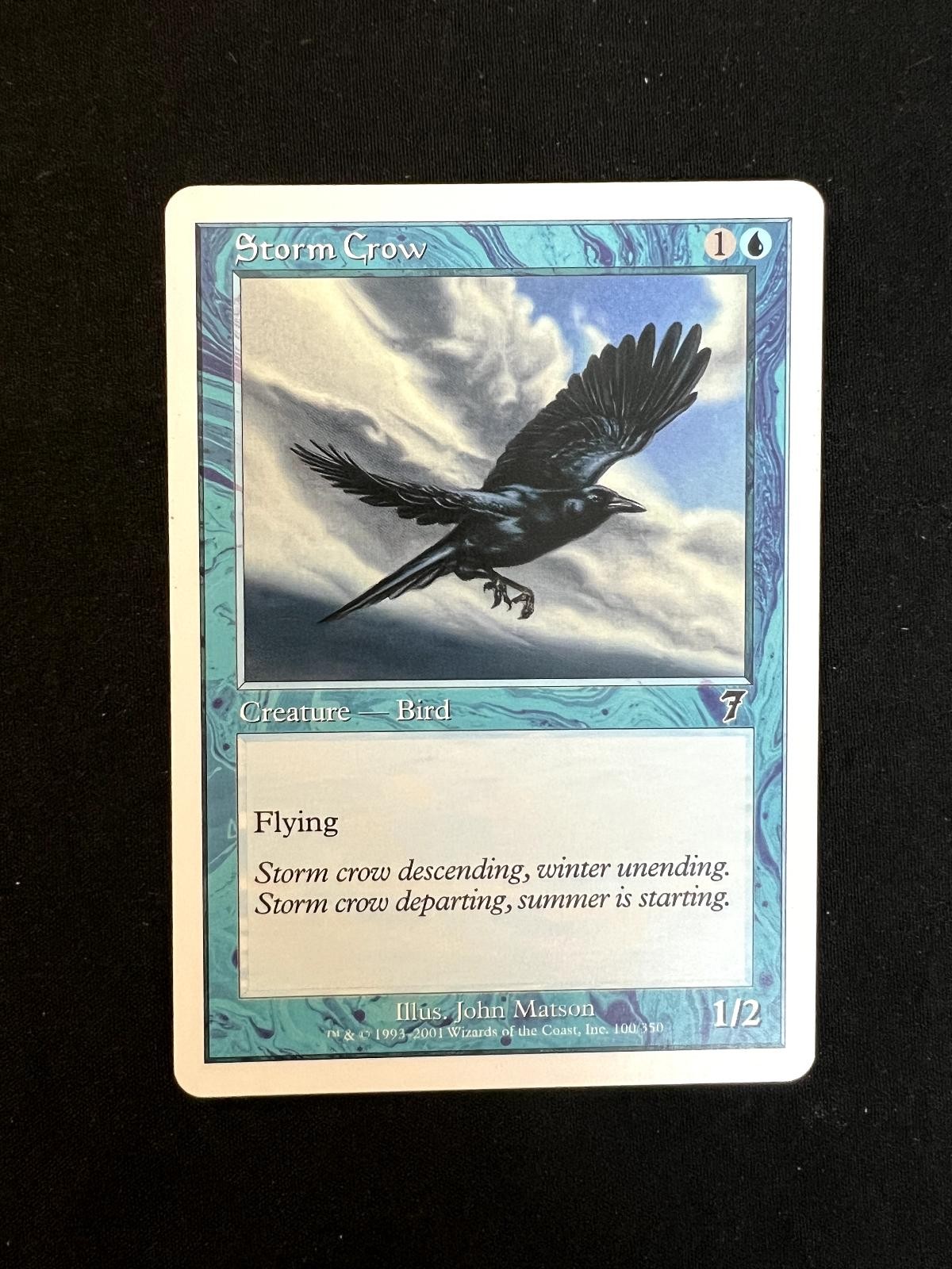 Storm Crow 100 C 7th Edition Magic: The Gathering LP