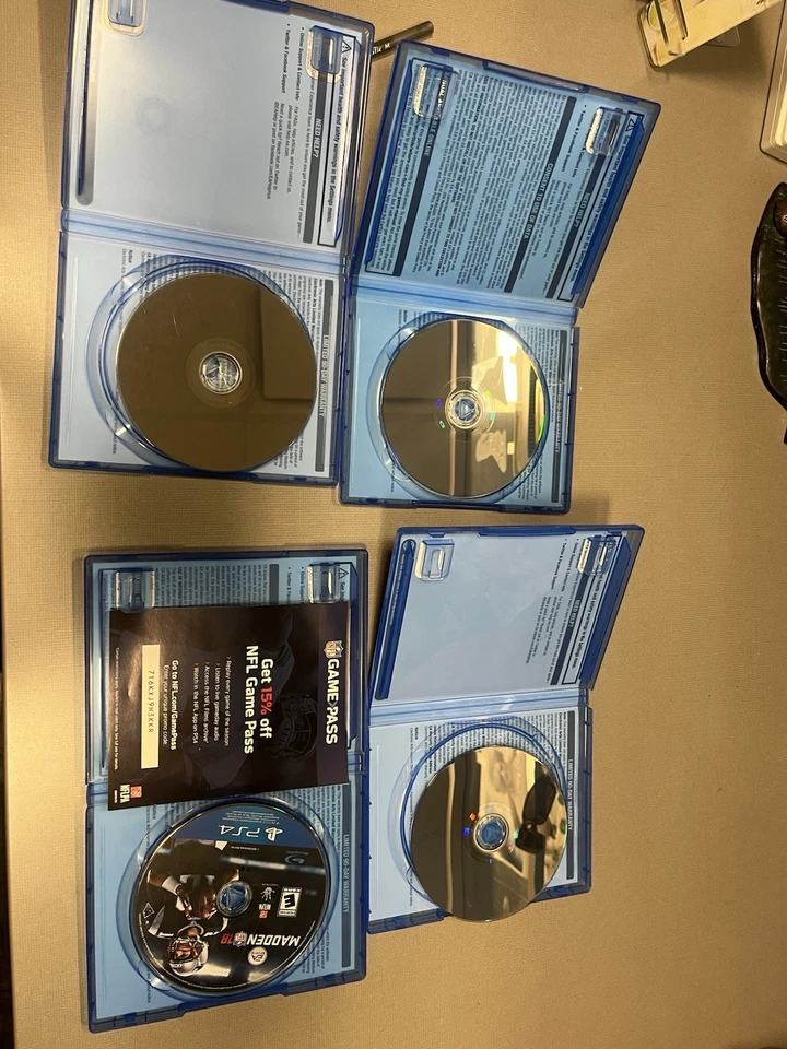 Madden NFL PS4 PS3 Fall Out Walking Dead Uncharted Assassins Creed Spiel Lot Test - Bild 3 von 4