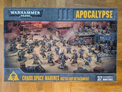 Chaos Space Marines Bataillon Detachment Warhammer 40.000 40K Apocalypse - NEU