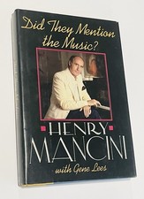 Henry Mancini SIGNED Did they mention the Music 1989 HC DJ