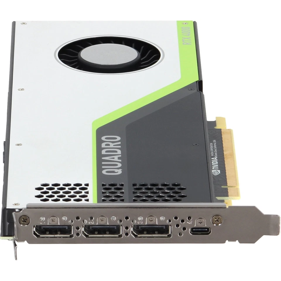 Dell NVIDIA Quadro RTX 4000 8GB GDDR6 160W PCIe x16 SW FHFL GPU (N6V6F) - Image 2 of 4