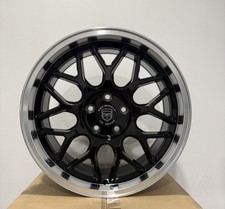 Rs3 18 Inch Black Rim Fits Mazda Rx-8 Base Automatic 2004-2011