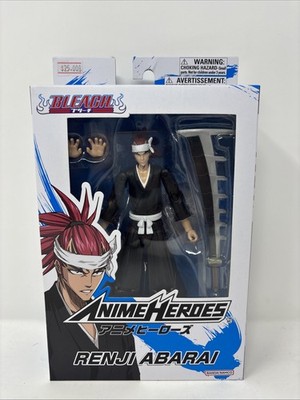 Bandai 2022 36972 Anime Heroes Bleach Renji Abarai 6'' Action Figure New Sealed