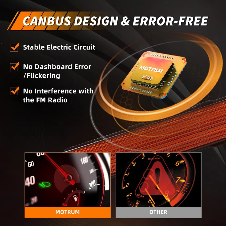 2X Amber LED Bumper Parking Signal Lights For 1982-1996 Oldsmobile Cutlass Ciera - Image 3 of 4