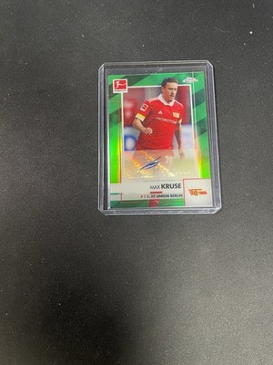 2020-21 Topps Chrome Bundesliga Max Kruse #BCA-MKR Green Refractor Auto 53/99