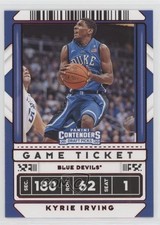 2020-21 Panini Contenders Draft Picks Variation Game Ticket Red Kyrie Irving c4h