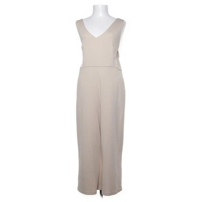 Cortefiel, Jumpsuit, Größe: L, Beige, Elasthan/Polyester, Einfarbig, Damen #ViT