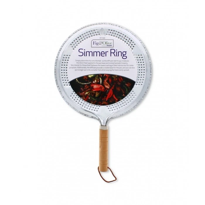 SIMMER RING PAN MAT HOB TAGINE HEAT DIFFUSER FOR GAS ELECTRIC COOKERS STOVE 21cm - Image 3 of 4