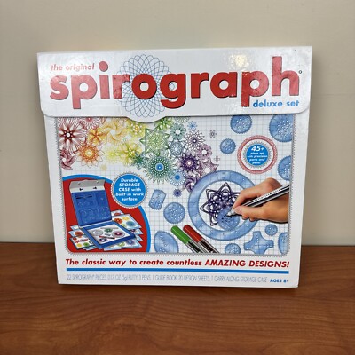 The Original Spirograph Deluxe Design Set 2019 Hasbro Kahootz Geometric Art