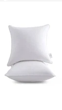 Oubonun 20 x 20 Throw Pillow Inserts (Set of 2) with 100% Cotton Cover - 20 I...