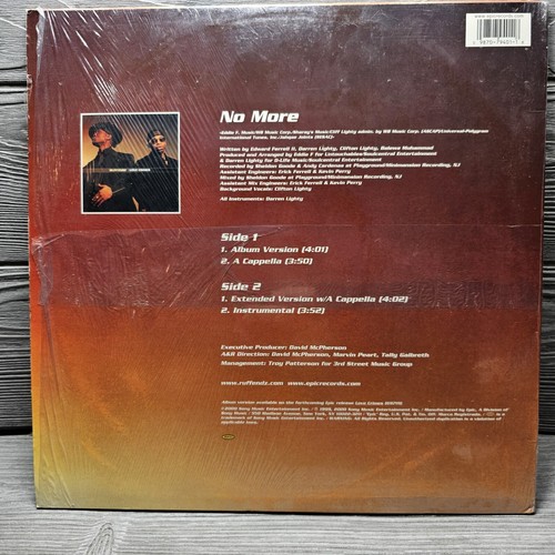 Ruff Endz: No More 12" Single VG+ In Shrink - Picture 2 of 16