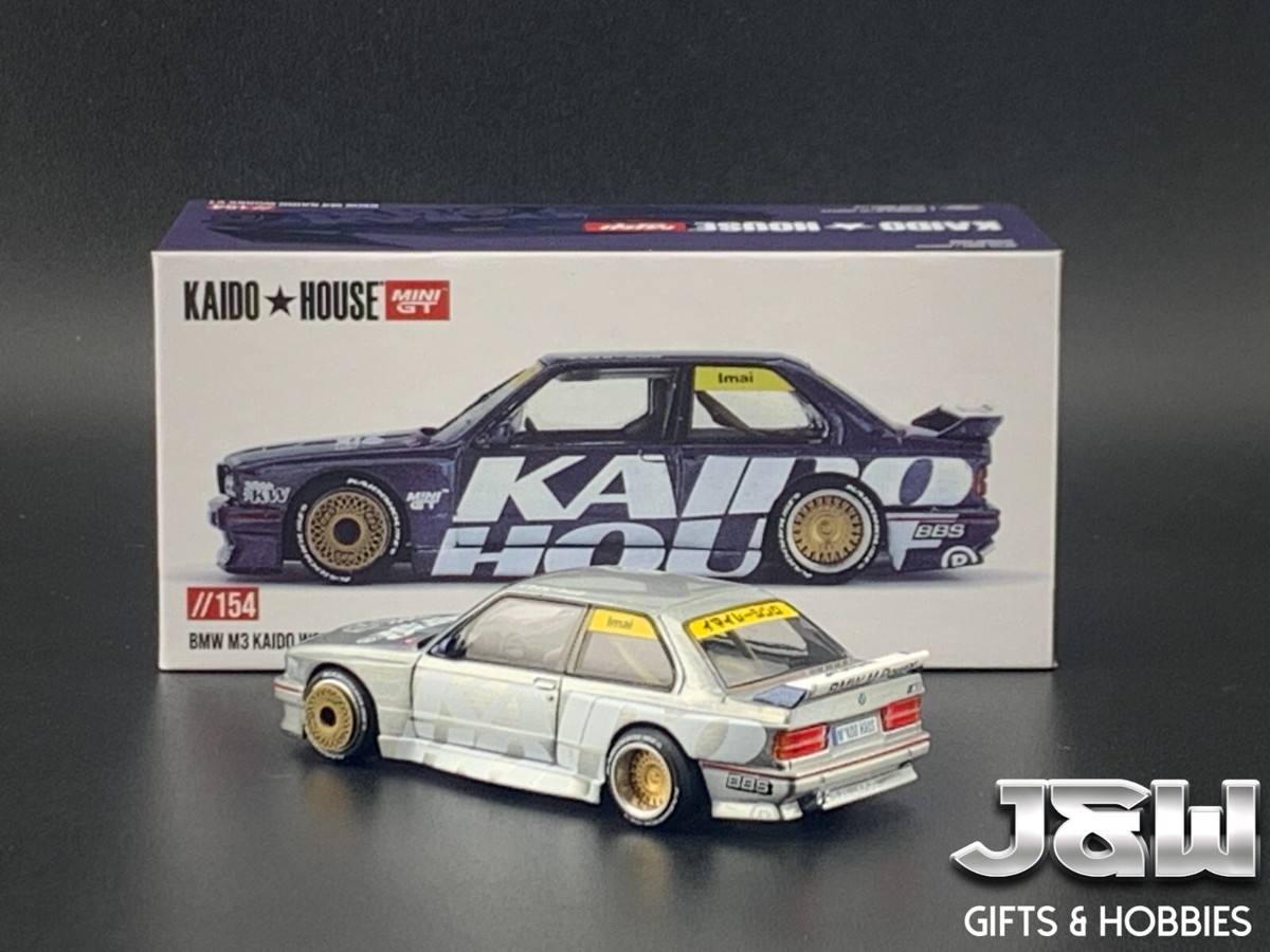 チェイスカー　ミニGT 街道ハウス　BMW M3 KAIDO WORKS V1 Kaido House x Mini GT BMW M3 (E30) Kaido Works V1 Dark Blue