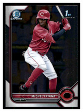 2022 Bowman Chrome Michel Triana BCP-75 Bowman 1st Cincinnati Reds