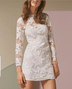 topshop white lace dress