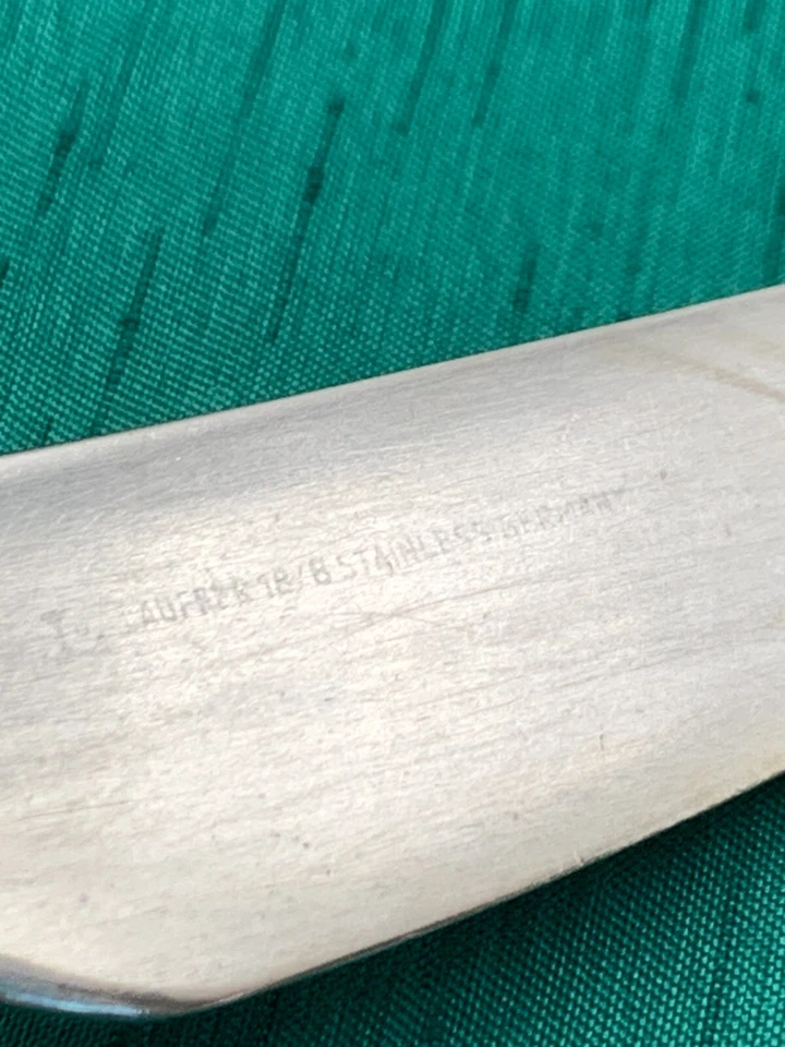 Towle Lauffer DISEÑO 2 cubiertos inoxidables ALEMANIA Japón Noruega Don Wallance Foto 3 de 4