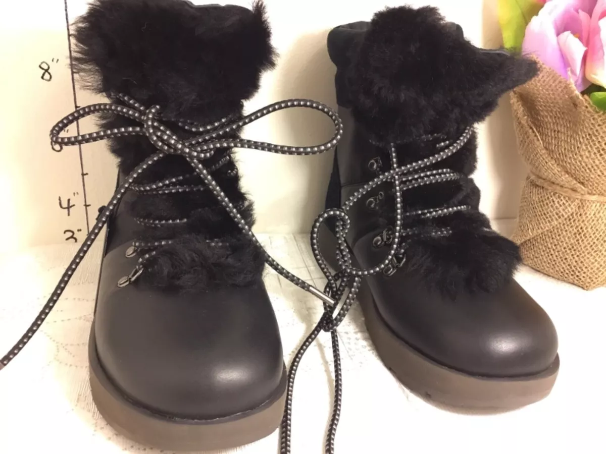 Vicki waterproof leather 2025 & sheepskin boots