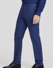 Michael Kors Men's Blue Classic Fit Stretch Wool Blend Suit Pants Size 36W 30L