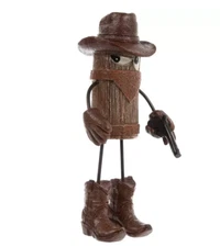 Tough Cowboy 7 Inch Barrel Body with Gun and Boots "Go ahead make my day"
