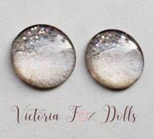 Blythe Doll Metallic Eyechips Glitter Eye Chips 14mm Custom Furby Ooak Bjd