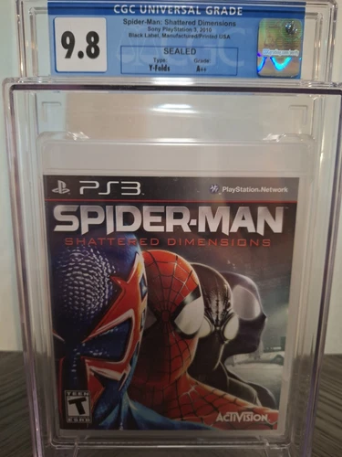 Spider-Man Shattered Dimensions Brand New Graded CGC 9.8 A++ PS3 RARE