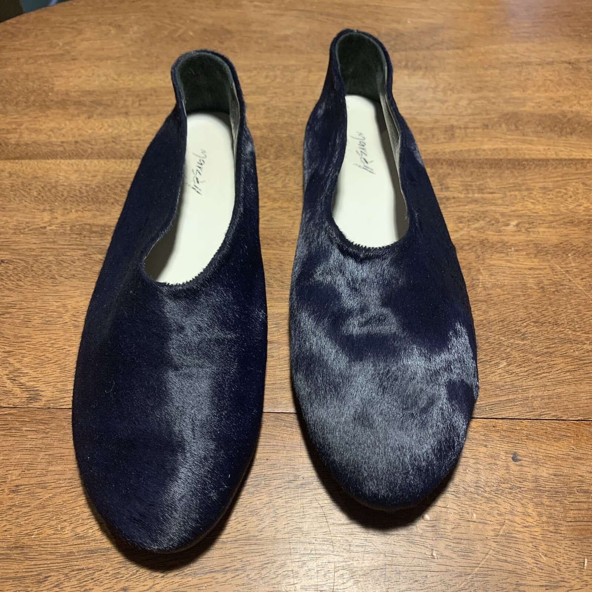 フラットシューズ marsell FW22 'Coltellaccio ballet flats (MW2105199 666) Women's Black Leather Ballerina Shoes Coltellaccio - Marsèll