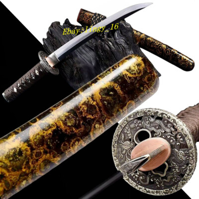 Masterpiece Japanese Tanto Dagger Real Sharp Samurai Short Knife Small Katana