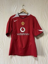 MANCHESTER UNITED 2004 2005 HOME FOOTBALL SHIRT SOCCER JERSEY NIKE sz M #8 ROONE