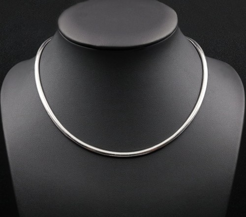 14K Gold Omega Chain Necklace