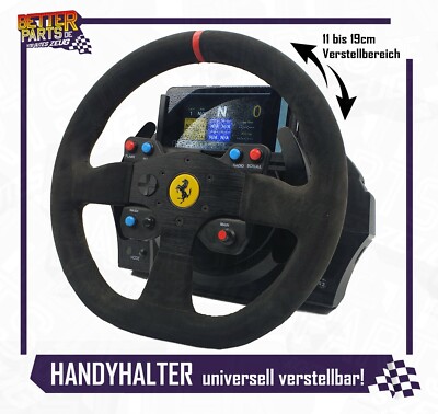 * SIMRACING Handyhalter verstellbar Dashboard Tacho für Thrustmaster T300 u. TX