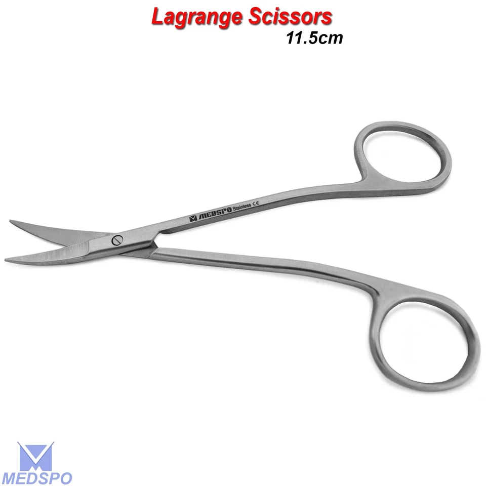 Dental Trimming Tissue Gum La Grange Surgical Double Curved Veterinary Shears - Image 3 of 4