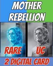 Topps Star Wars Digital Trader Mother Rebellion Completed Work + Sketch 2 Card
