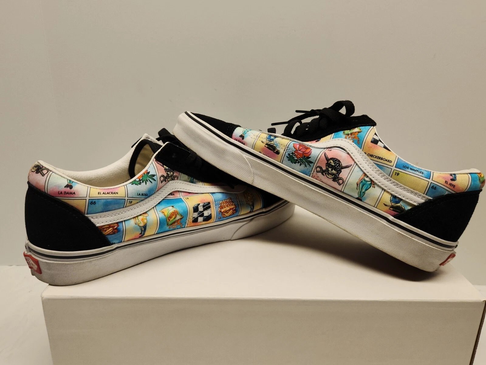 Taglia 11 5 UK 10 5 VANS Oldol Skoolia Loteriark patchw ottimeioni