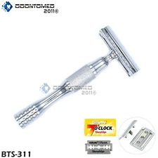 Long Handle Double Edge Safety Razor for Men + Blades BTS-311